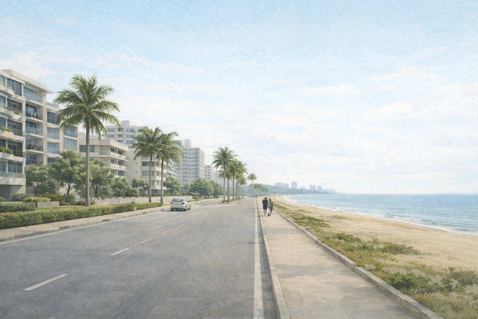 Jomtien Pattaya, Джомтьен Паттайя, где жить в Паттайе, районы Паттайи для жизни, Джомтьен плюсы и минусы, зимовка в Паттайе, Jomtien long stay