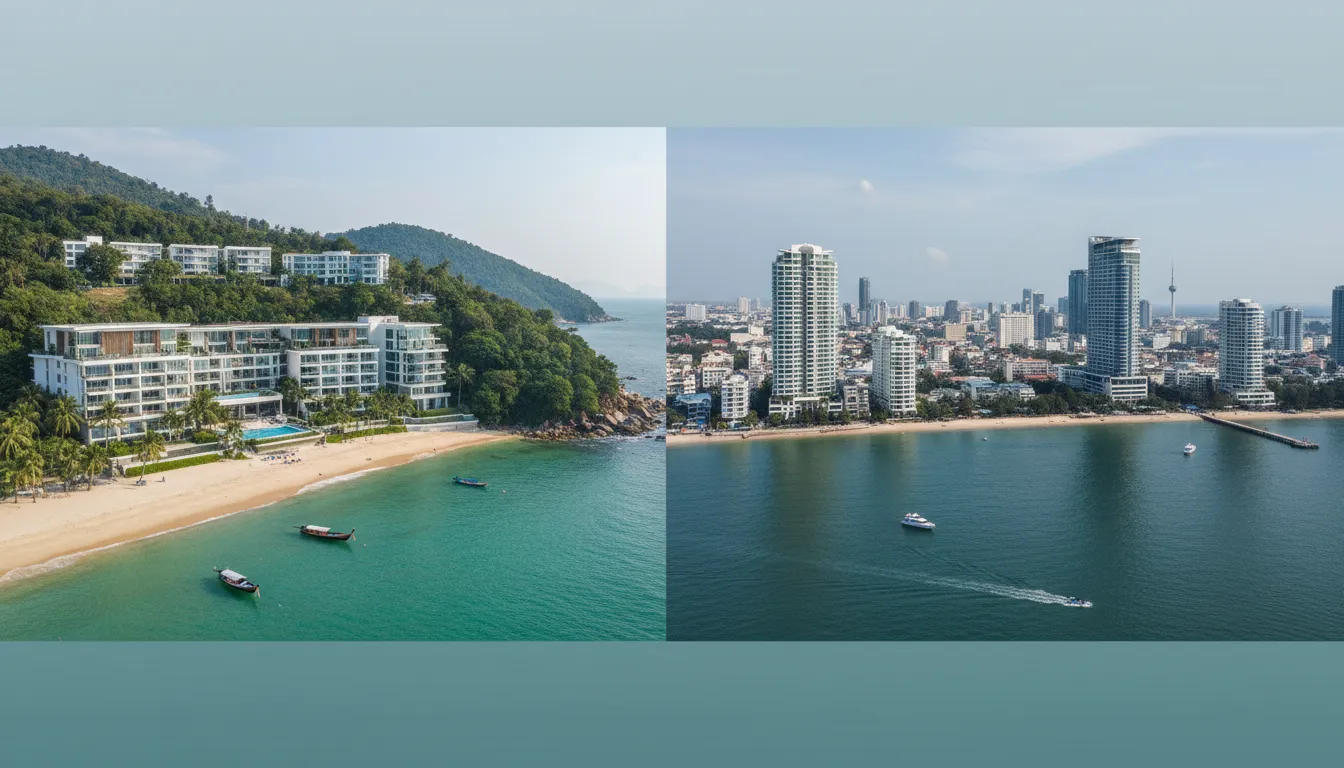 Цены на двухкомнатные квартиры в Таиланде по данным Этажи: сравнение Пхукета и Паттайи