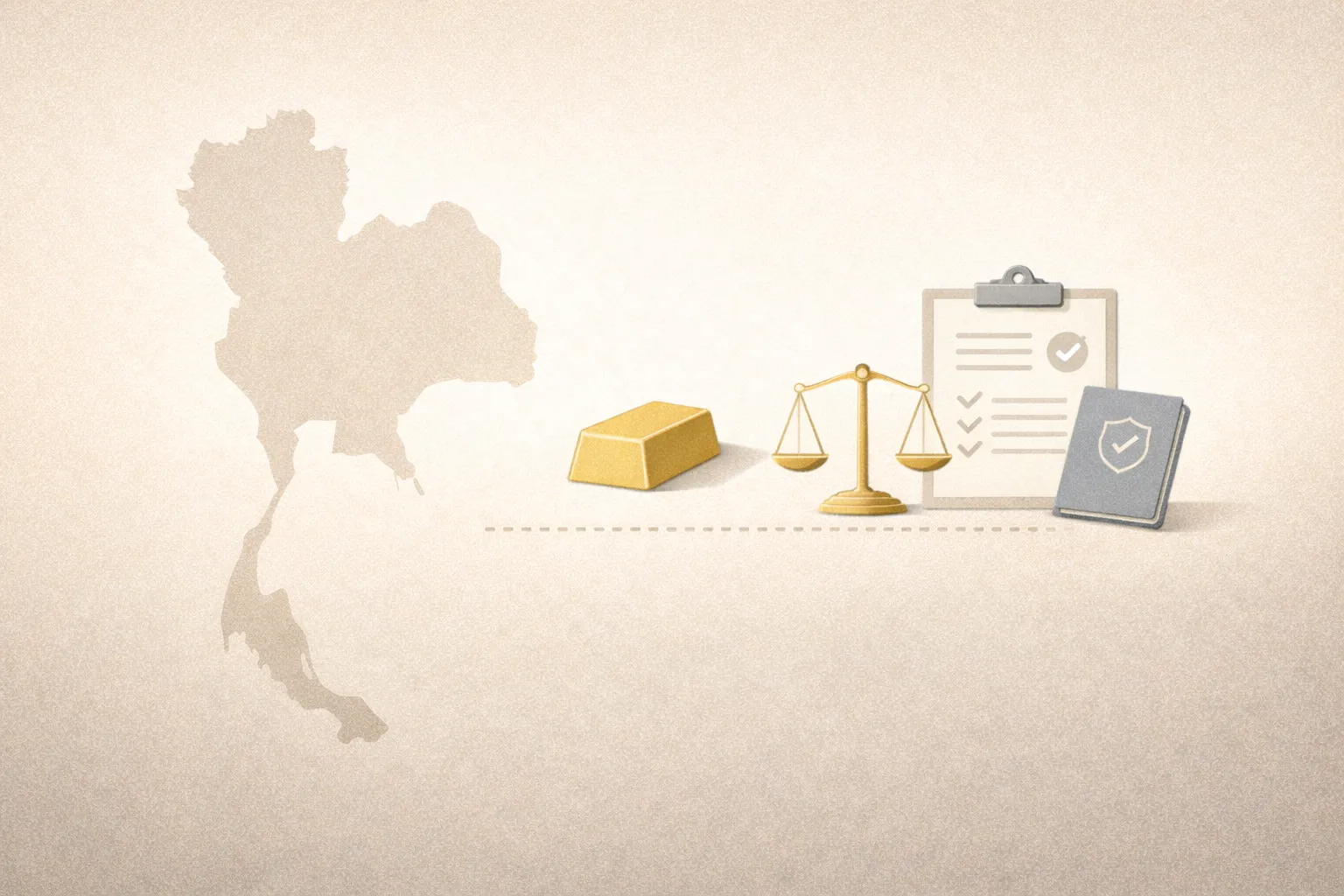 Юридический контекст покупки и вывоза золота в Таиланде без коммерческого подтекста