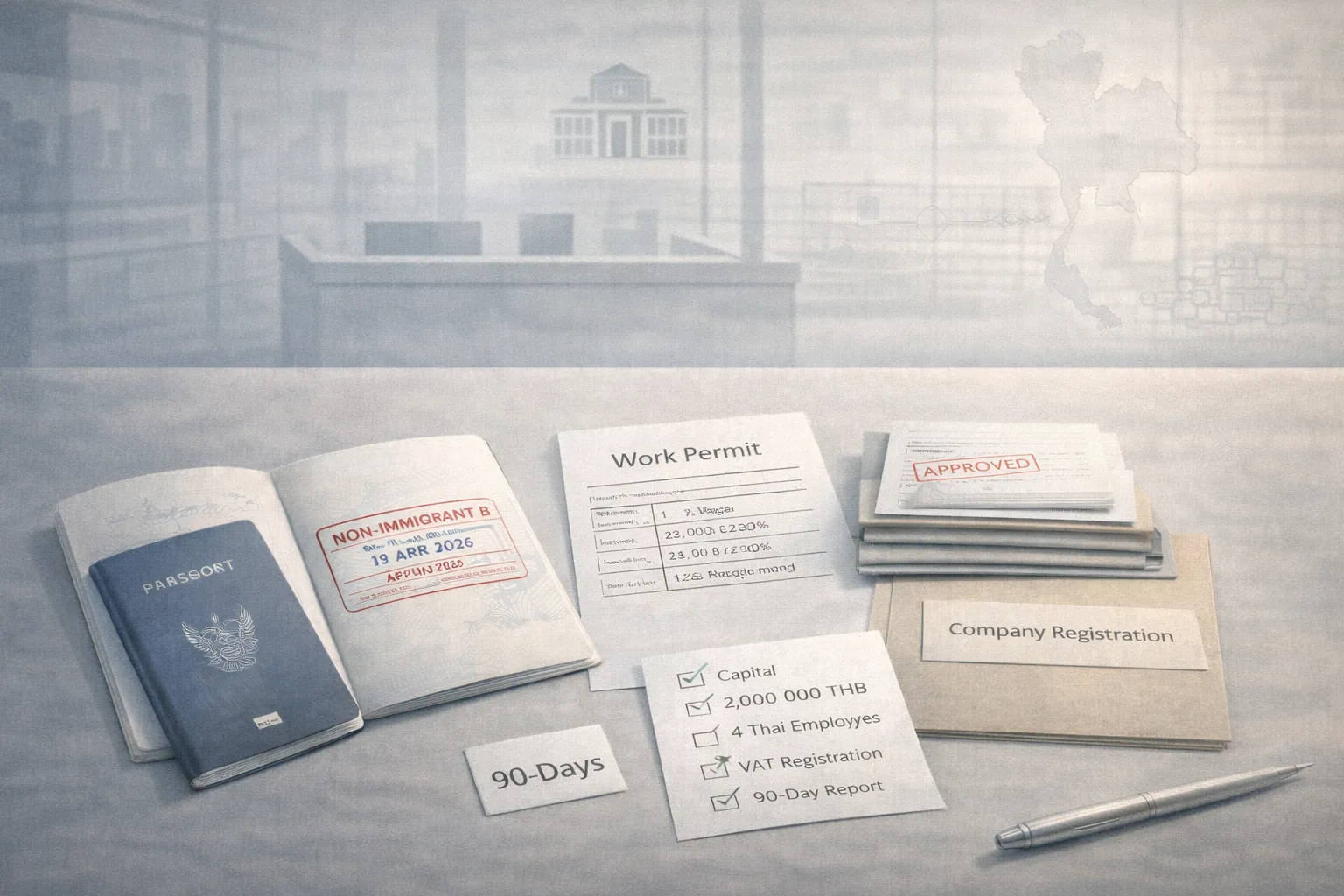 Рабочая виза Non-Immigrant B и разрешение на работу (Work Permit) в Таиланде - официальные документы и процесс оформления