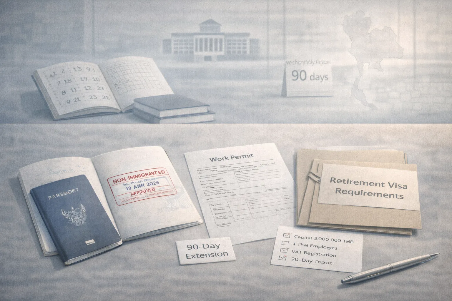 Студенческая виза в Таиланд Non-Immigrant ED - документы для продления и 90-day reporting в иммиграции