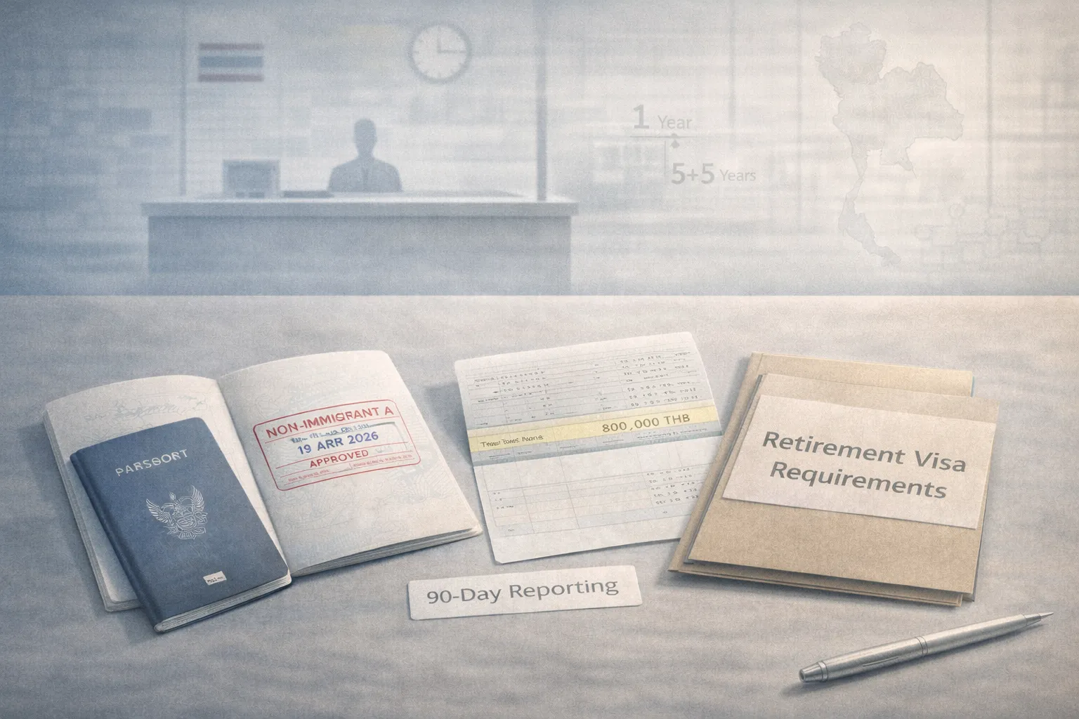 Пенсионная виза в Таиланд O-A и O-X - финансовые требования и продление