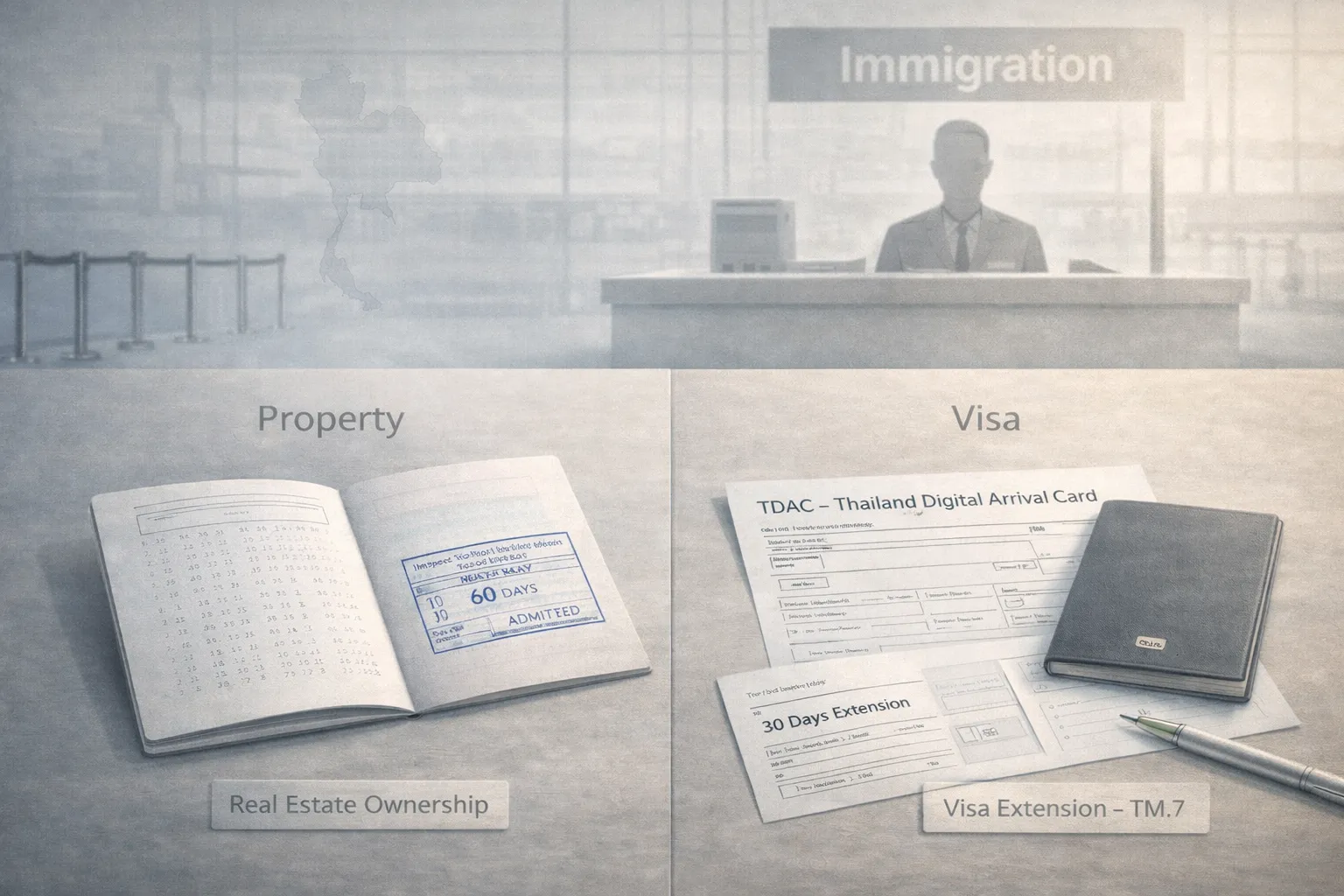 Иммиграционный контроль в Таиланде и паспорт с визовым штампом - правила въезда 2026