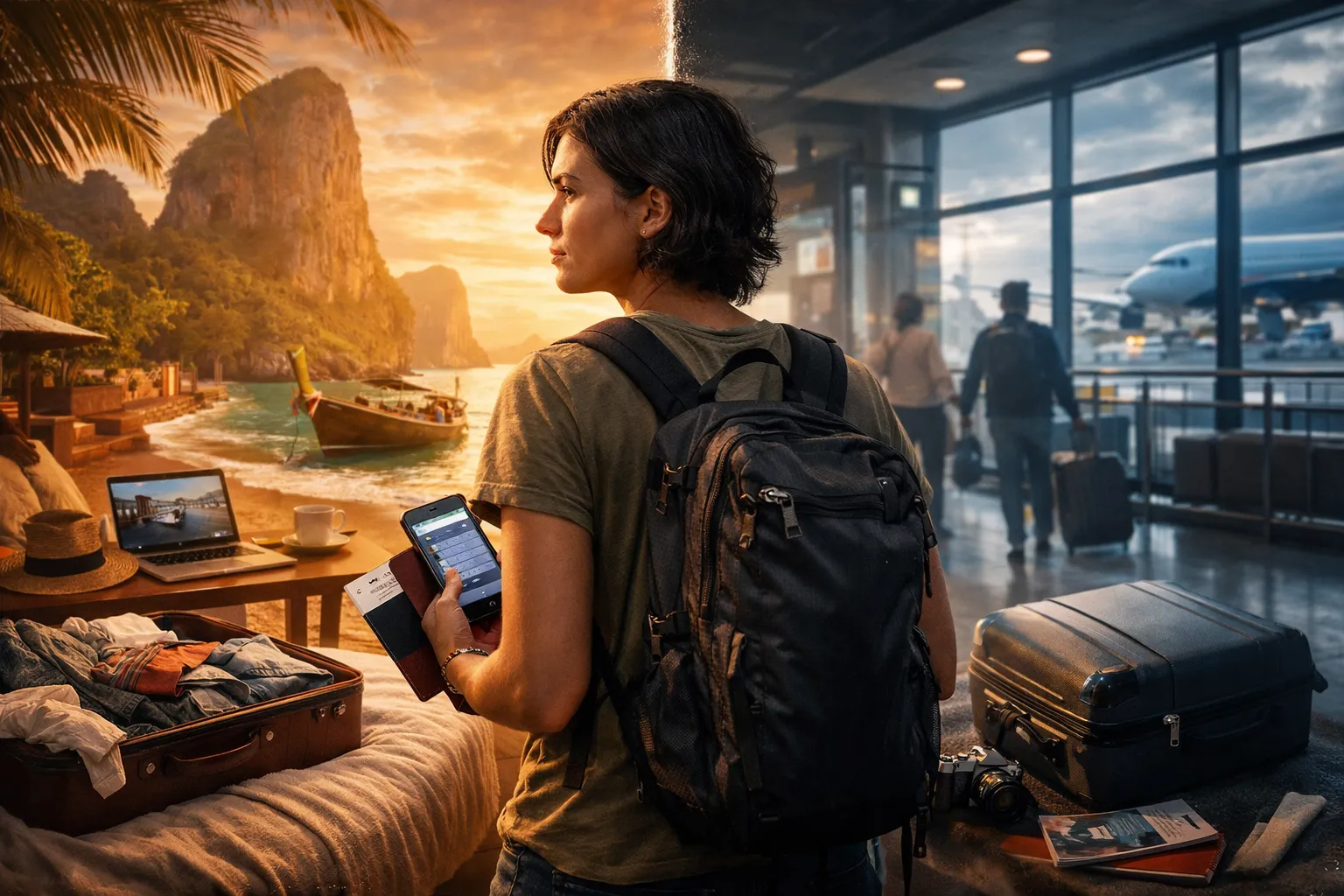 Турист планирует поездку в Таиланд и выбирает между 30 и 60 днями пребывания после изменений безвизового режима